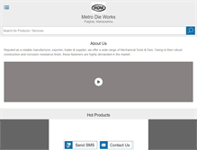 Tablet Screenshot of metrodieworks.com